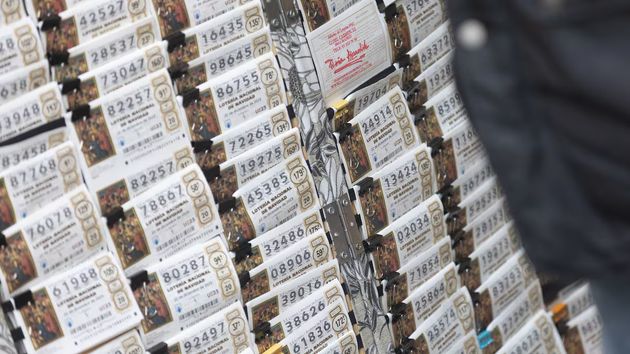 Varios décimos de la Lotería de Navidad