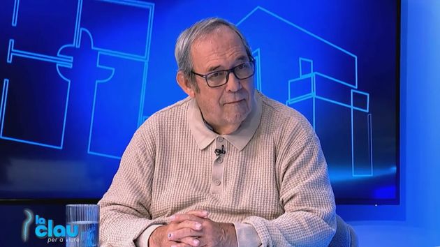 Joan, el jubilado y viudo, durante el programa