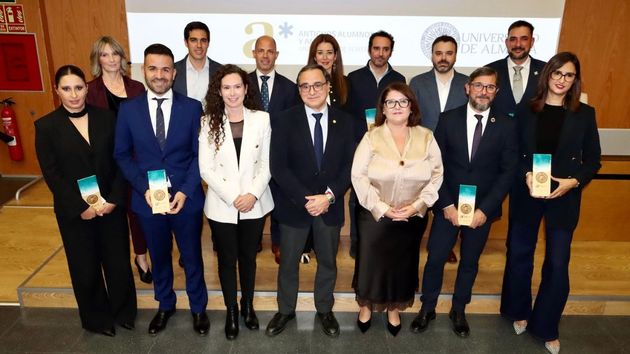 Galardonados en el Acto de Reconocimiento de Antiguos Alumnos y Amigos de Honor de la UAL