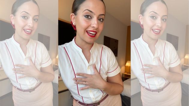 Alice Molins, azafata en Emirates