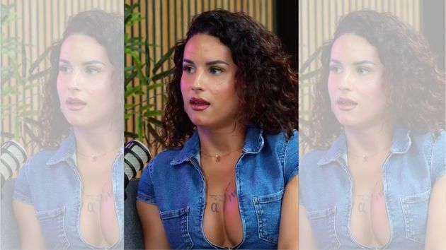 Sarah, durante la entrevista