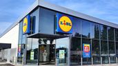 La fachada de un supermercado Lidl