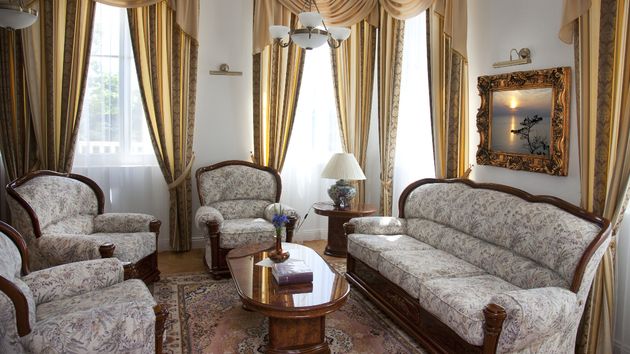 El salón de una casa 