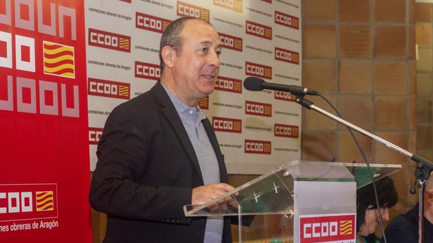 el secretario confederal de Protección Social y Políticas Públicas carlos bravo