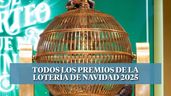 Bombo dorado con los premios