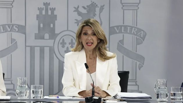 La ministra de Trabajo, Yolanda Díaz