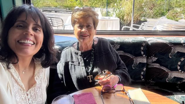 Mar Yvette, con su suegra