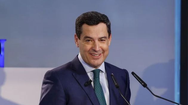 El presidente de la Junta de Andalucía, Juan Manuel Moreno 