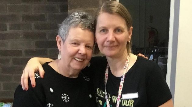 Jacqui Clark con su hija Sharon