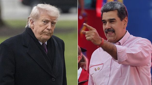 presidente de Venezuela, Nicolás Maduro y el presidente de Estados Unidos, Donald Trump
