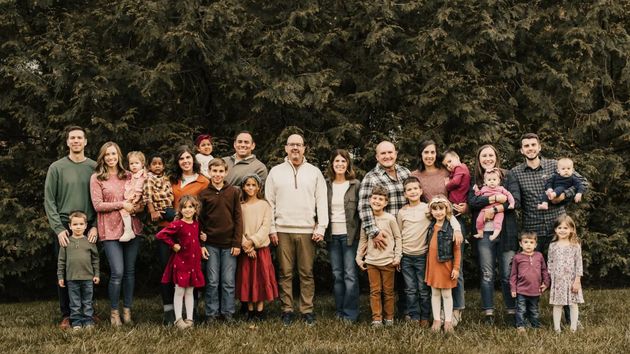 Doug Beachy y su familia