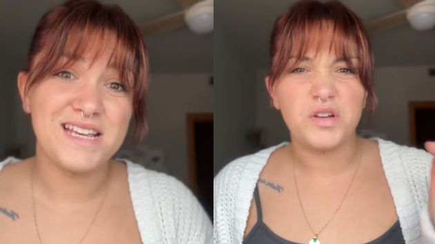 alba durante el video