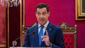 El presidente de la Junta de Andalucía, Juanma Moreno