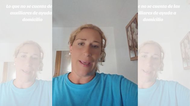 María, auxiliar de ayuda a domicilio