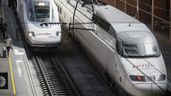 Dos trenes AVE 