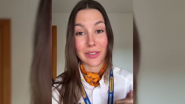 Mercedes, azafata de Ryanair