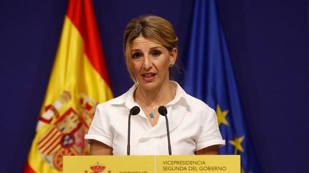 La ministra de Trabajo, Yolanda Díaz