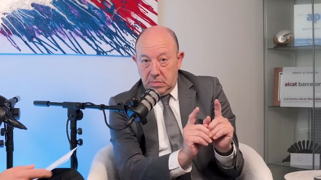 Gonzalo Bernardos durante una entrevista