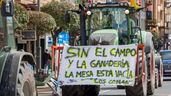 Una de las tractoradas del mes de enero en Logroño
