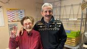 Éléonore y Didier, madre e hijo, de 97 y 67 años respectivamente