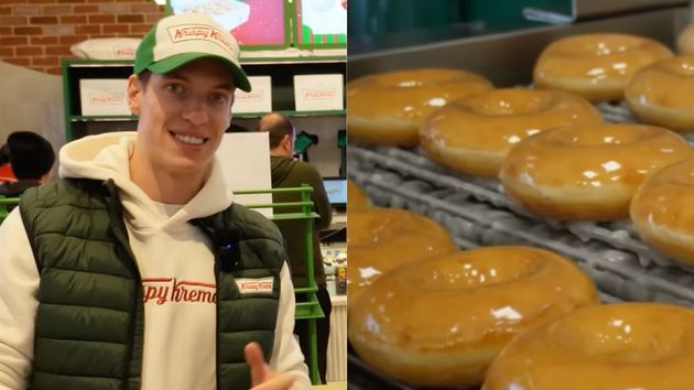 Carlos, gerente de Krispy Kreme en Madrid