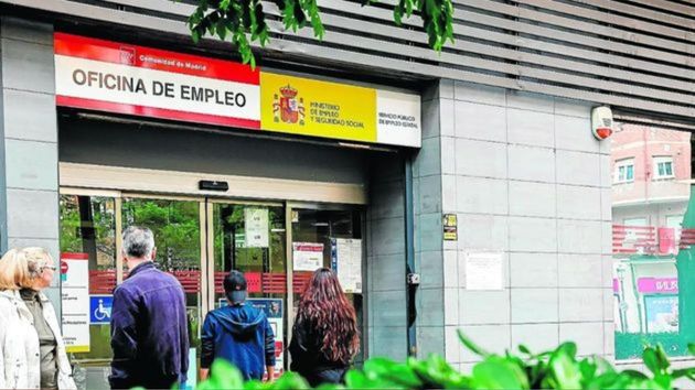 Fachada de una oficina del SEPE 