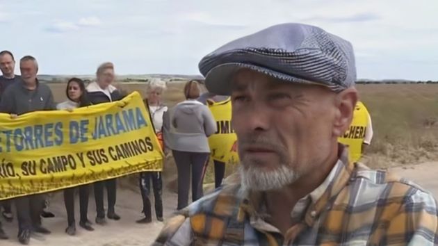 Manifestación de las personas y testimonio de uno de los afectados.