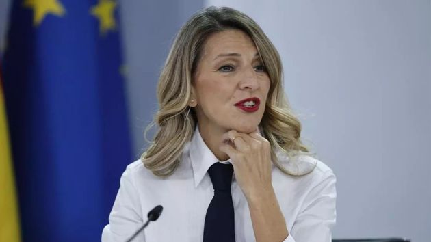 La ministra de Trabajo, Yolanda Díaz