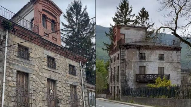 Imágenes del estado de la casa.