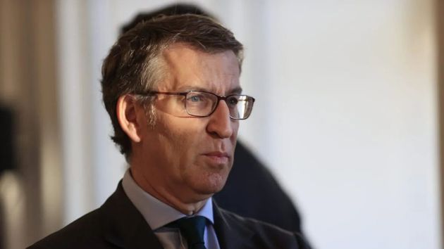 El presidente del PP, Alberto Núñez Feijóo