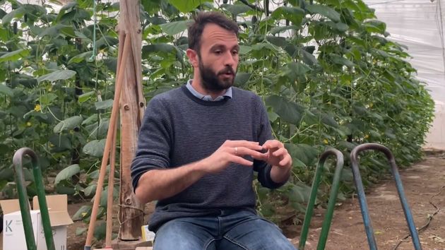 Fran Ibáñez durante la entrevista