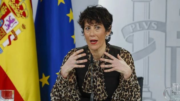 La ministra de la Seguridad Social, Elma Saiz