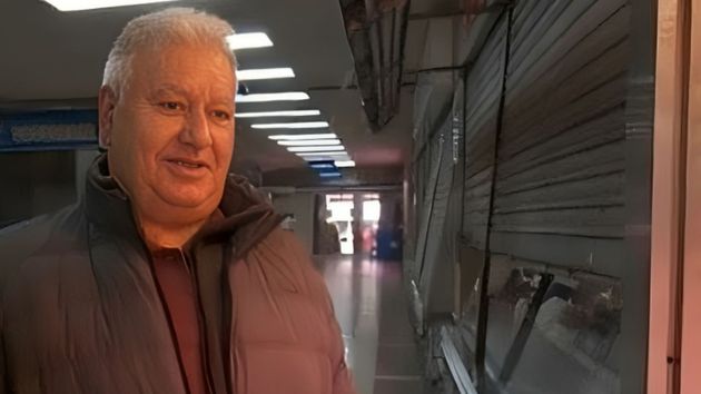 El hombre en el mercado.