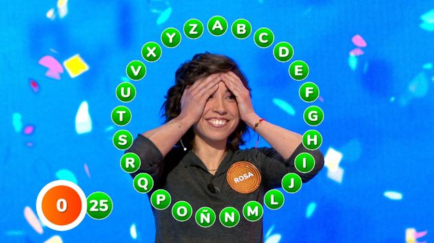 Rosa Rodríguez, tras completar el rosco y ganar Pasapalabra