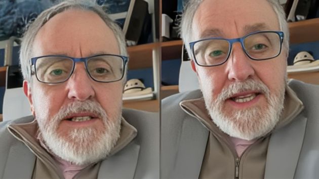 El pensionista en el vídeo.