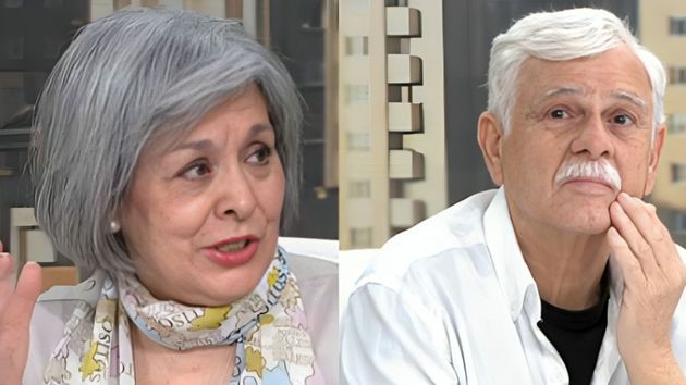 Los propietarios, durante la entrevista.