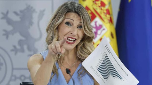 La vicepresidenta segunda y ministra de Trabajo y Economía Social, Yolanda Díaz