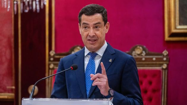 El presidente de la Junta de Andalucía, Juan Manuel Moreno Bonilla