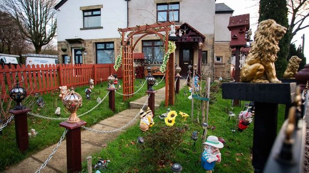 Una imagen del jardín