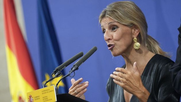 ministra de trabajo española, Yolanda Díaz