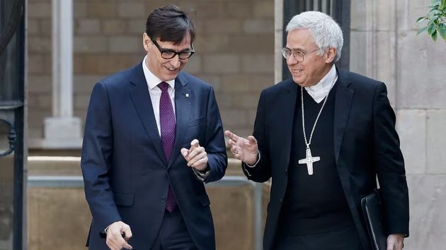 Salvador Illa y Joan Planellas