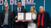 Acto de firma del nuevo SMI de 2026, con Pedro Sánchez, Yolanda Díaz y los sindicatos