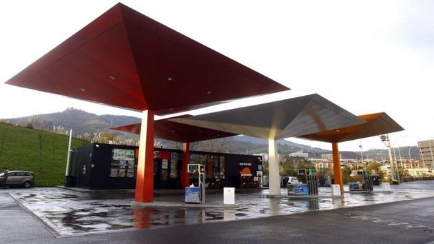 Una gasolinera de Repsol