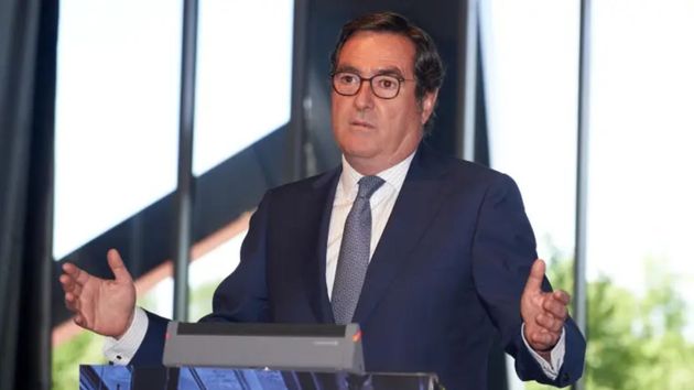 El presidente de la CEOE, Antonio Garamendi