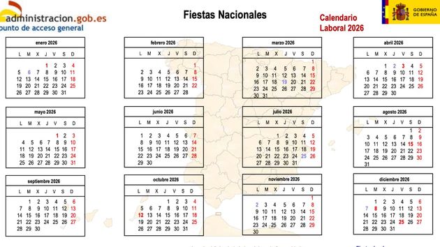Calendario laboral 2026