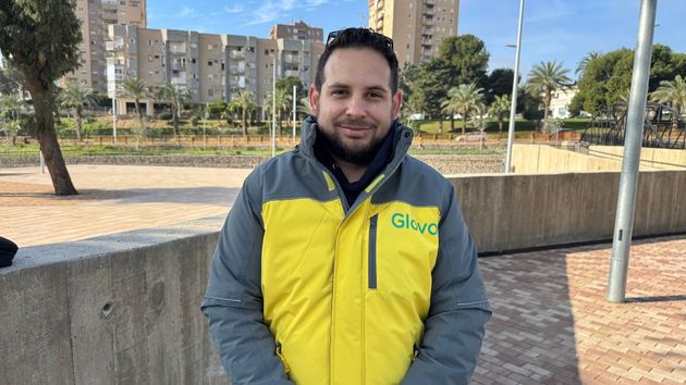 Matías, repartidor de Glovo