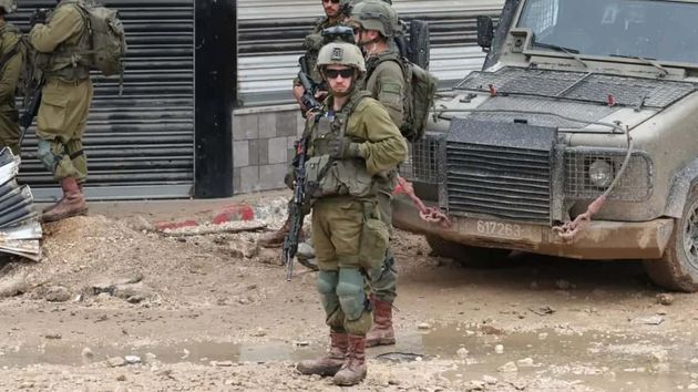 Soldados israelíes durante una operación militar en Jenin