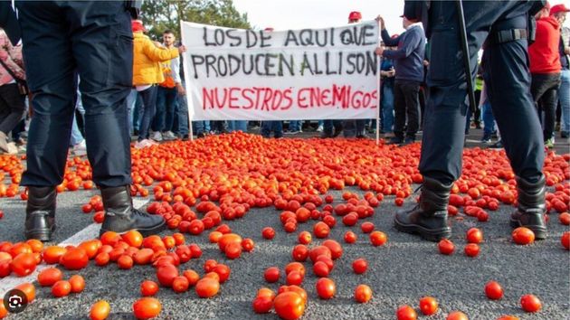 manifestación agricultores