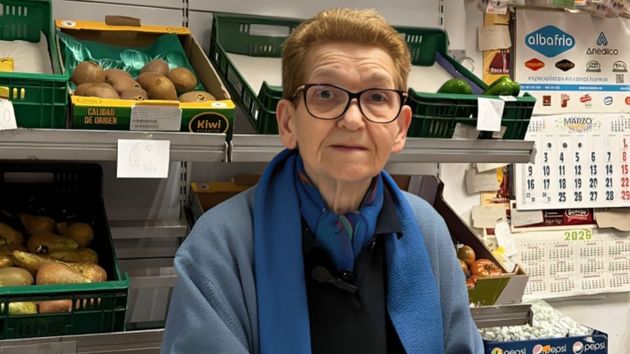 Segunda Cifuentes García, en su tienda.