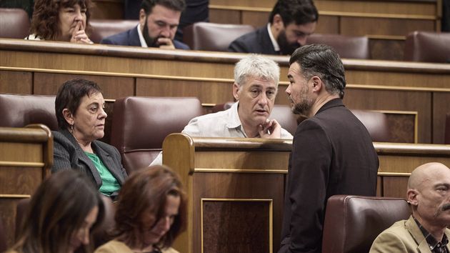 representantes de EH Bildu y ERC en el Congreso de los Diputados